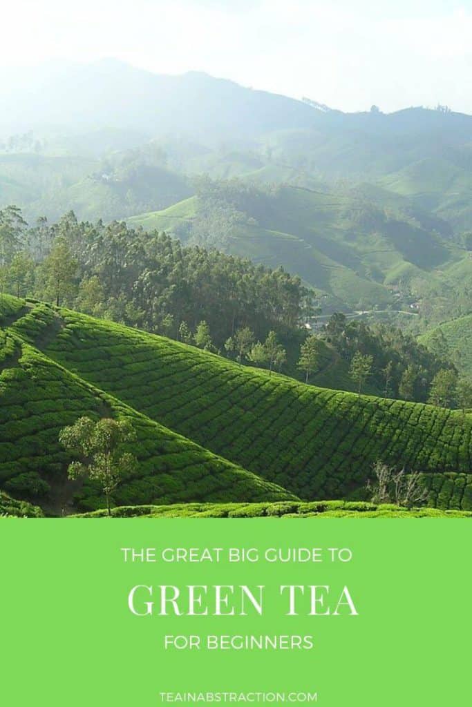 types of green tea guide pinterest image
