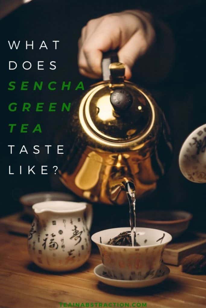 what does sencha green tea taste like pinterest image