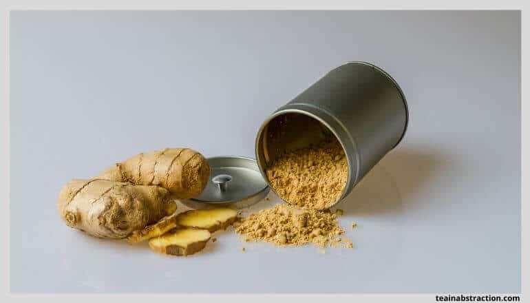 powdered ginger and ginger root bitter melon and ginger tea